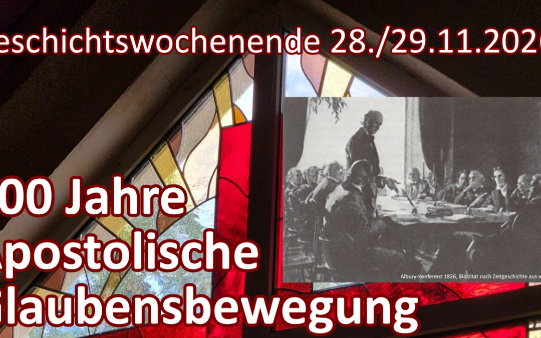 200 Jahre Apostolische Glaubensbewegung – Geschichte in Dresden